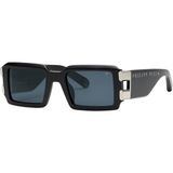 Philipp Plein SPP129M 0700 Siyah Unisex Güneş Gözlüğü - 54