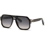 Philipp Plein SPP148M 57 0722 Erkek Güneş Gözlüğü - Leopar