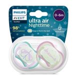 Philips 0-6 Ay Kız Avent Ultra Air Night Karanlıkta Parlar Gece Emziği