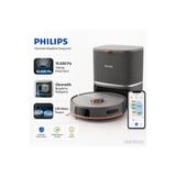 Philips 10.000Pa Yüksek Emiş Güçlü Döner Paspas ile Etkili Temizlik Robot Süpürge + Mutfak Tartısı