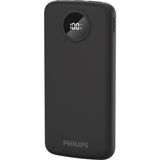 Philips 10000 mAh Kapasiteli Powerbank 3 Port 22.5W Hızlı Şarj 3.7V USB-C ve 2x USB-A DLP7712 - Siyah
