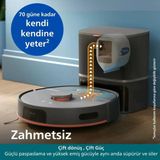Philips 10000Pa Islak Kuru Robot Süpürge Çift Döner Paspas Çizgi Lazer Navigasyon Otomatik Boşaltma