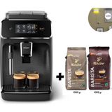 Philips 12 Adımlı Öğütücü 5000 Fincana Kadar Kahve 2200 Serisi Tam Otomatik Espresso Makinesi 2kg Tchibo Kahve + Lambader Hediye - Beyaz