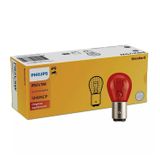 Philips 12V Ampul PR21/5W Kırmızı Ters 1016 - 12495CP / 10 ADET