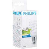 Philips 12W=58W Mini Spiral-Kıvrık Tasarruf Ampul-E27 Duylu Beyaz Işık-6500K/705 LUmen