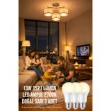 Philips 13W E27 LED Ampul 1521 Lümen 2700K Sıcak Sarı Işık Enerji Tasarruflu