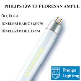 Philips 13W T5 Floresan Ampul T5 13 Watt Beyaz Floresan