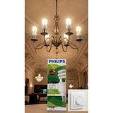 Philips 13w=59w 700Lümen 2700k sarı ışık/e14 İnce Duy/spiral Dim Edilebilir(kısılıp açılan) Tasarruflu Ampul