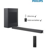 Philips 140W Yüksek Kalite Dolby Audio 2.1 Kanal-derin bas Kablosuz subwoofer'lı soundbar Ses Sistemi