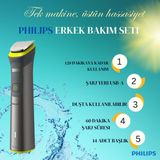 Philips 14'ü 1 Arada Erkek Bakım Seti - Yüz/saç/vücut (Islak/kuru Kullanım) Saç,sakal Kesimi - Gri