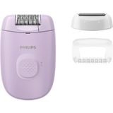 Philips 2000 serisi epilatör, vücut ve hassas bölgeler için kablolu epilatör, epilasyon ve tıraş, kadınlar için epilasyon cihazı, model BRE237/00