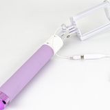 Philips 2023 Yeni Type-C to 3.5mm Jack Dönüştürücü 270 Derece Dönebilen Premium Selfie Çubuğu Lila
