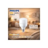Philips 20W Torch LED Ampul 3000K Sarı Ton E27 Güçlü Işık Ev Salon Aydınlatma