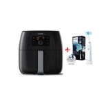 Philips 2225W 7.3 L 1.4Kg Xxl Airfryer Fritoz+Sonic Sarjli Dis Fircasi
