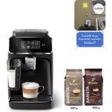 Philips 2300 Serisi Lattego Tam Otomatik Espresso Makinesi ''Aquaclean Filtre, Özel Süt Köpürtücü, Sezgisel Dokunmatik Ekran ve Özel Krom Kaplama + Özel Lambader
