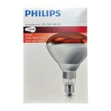 Philips 250W Kızılötesi Infrared Hayvan Isıtma ve Fizik Tedavi Lambası, Kırmızı Işık, BR125
