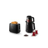 Philips 2'Li Avantaj Paket ( Xl Çay Makinesi + Ekmek Kızartma Makinesi)