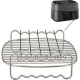 Philips 3000 Serisi Çift Hazneli Airfryer NA350/00 9 Lt Yağsız Fritöz Izgara Teli ve 5 Adet Şiş Uyumlu