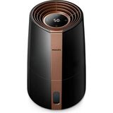 Philips 3000 Serisi Hava Nemlendirici - 25W, 45 M2'ye Kadar, Cilt Nemini Artırır, Sessiz Uyku Modu, Siyah (HU3918 / 10)