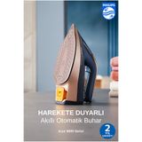 Philips 3000 W Güç 260 Gr Şok Buharlı Akıllı Buhar Sensörlü Dikey Ütüleme Uyumlu Buharlı Ütü