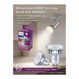 Philips 4-50w 4000K Gün Işığı Gu10 Dim Edilebilir Led Ampul