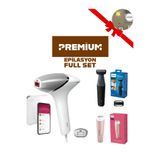 Philips 400.000 Atım BRI940 Lazer Epilasyon + BRR454 Taşınabilir tüy alma cihazı + BG3010 Vücut Bakım