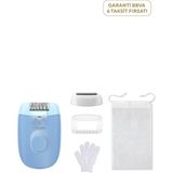 Philips 4000 Serisi BRE247/05 Tıraş Başlığı Yıkanabilir Kablolu Epilasyon Aleti - Mavi - Standart