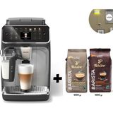Philips 4400 Serisi Lattego Süt Sistemi 12 Çesit Kahve Tam Otomatik Espresso Makinesi 2kg Tchibo Kahve + Lambader Hediye - Gri