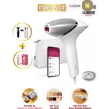 Philips 450.000 Atım Premium Ipl Lazer Epilasyon, Cilt Tonu Sensörlü, Tüy Alma ve Traş Makinesi Full Set, Luciole Lambader Hediye - Beyaz