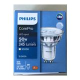 Philips 5 ADET Philips Corepro 4W=50W 345 Lümen Dim LED Ampul Sarı 3000K GU10 Duy 15.000 Saat