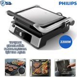 Philips 5000 Serisi, 2200 W, Çıkarılabilir Plaka, Izgara Için Tam Açılır 180 Derece Açılır Izgara, Isı Ayarlı Tost Makinesi + Onerous Tartı