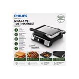 Philips 5000 Serisi 2200W Izgara ve Tost Makinesi,Çıkarılabilir Plakalar, Izgara için Tam Açılır, Yapışmaz P