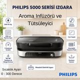 Philips 5000 Serisi 2400W, Aroma Infüzörü ve Tütsüleyici Izgara,+ Izgara Harcı 500 gr Hediye - Siyah
