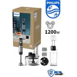 Philips 5000 Serisi Doğrayıcı, Blender ve Karıştırma 1200W Üstün Karıştırma Blender Mutfak Robotu+ Mutfak Tartısı - Siyah