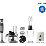Philips 5000 Serisi El Blenderı 1200W Motor, Paslanmaz Çelik Bıçaklar, Bebek Maması Hazırlama - Siyah