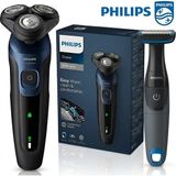 Philips 5000 Serisi Islak&kuru Tıraş Makinesi ve Vucut Bakım Seti 360 Yüz Kıvrımı Başlıklar Hassas Düzeltici - Siyah