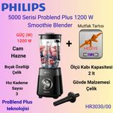Philips 5000 Serisi Smoothie Blender + Hassas Mutfak Tartısı Hediye