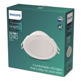 Philips 59464 Meson 125 12.5W 3000K WH Gömme LED Spot, Sarı Işık 7li paket