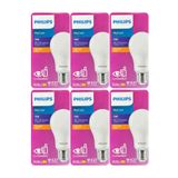 Philips (6 Adet) Philips 13W Sarı Işık E27 Duylu (Kalın Duy) Led Ampul