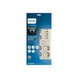 Philips 6'Lı Akım Korumalı & 5 Usb Girişli Prız 900J 2 M 1 X Type M