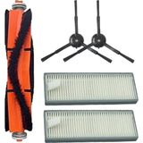Philips 7000 Serisi 7000/01 7100/01 için Yedek Set Ana Fırça Yan Fırça Hepa Filtre