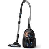 Philips 7000 Serisi Hepa Filtreli Elektrikli Süpürge, Şimdiye Kadarki En Yüksek Emiş Gücü, Emiş Gücü Ayarlı - Luciole Lambader Hediye! - Siyah