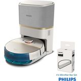 Philips 7000 Serisi Homerun Aqua Islak Kuru Robot Süpürge, Otomatik Boşaltma İSTASYONLU,180 Dk Çalışma & Halı Tanıma