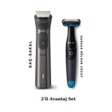 Philips 7000 Serisi Mg7920/15 Erkek Bakım Seti - BG1024 Hassas Bölgeler Vücut Tıraş Makinesi Antrasit antrasit