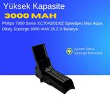 Philips 7000 Serisi XC7043/01/02 Speedpro Max Aqua Dikey Süpürge 3000 mAh 25.2 V Batarya – Orjinal Uyumlu Uzun Ömürlü, Yüksek Performans Pil