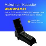 Philips 7000 Serisi Xc7043/01/02 Speedpro Max Aqua Dikey Süpürge 3500 Mah 25.2 V Batarya – Orjinal Uyumlu Uzun Ömürlü, Maksimum Performans Pil
