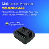 Philips 7000 Serisi Xc7053/01 Aqua Plus Dikey Süpürge 3500 Mah 25.2 V Batarya – Orjinal Uyumlu Uzun Ömürlü, Maksimum Performans Pil