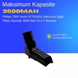 Philips 7000 Serisi Xc7053/01 Islak Kuru Şarjlı Dikey Süpürge 3500 Mah 25.2 V Batarya – Orjinal Uyumlu Uzun Ömürlü, Maksimum Performans Pil