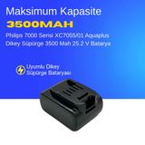 Philips 7000 Serisi Xc7055/01 Aquaplus Dikey Süpürge 3500 Mah 25.2 V Batarya – Orjinal Uyumlu Uzun Ömürlü, Maksimum Performans Pil