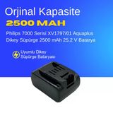 Philips 7000 Serisi XV1797/01 Aquaplus Dikey Süpürge 2500 mAh 25.2 V Batarya – Orjinal Uyumlu Uzun Ömürlü, Yüksek Performans Pil